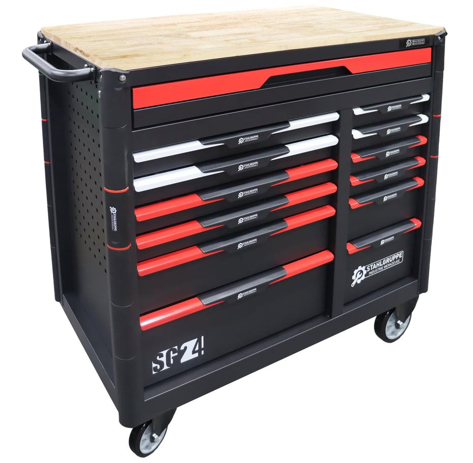 STAHLGRUPPE SG24 Gereedschapswagen Rood, Auto diversen, Autogereedschap, Ophalen of Verzenden, Nieuw