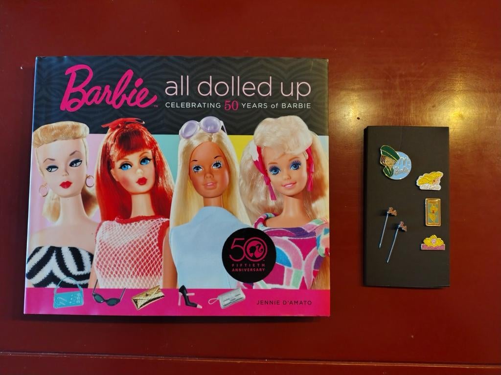 Barbie All Dolled Up + Pins 50 Jaar, Ophalen of Verzenden, Zo goed als nieuw, Pop