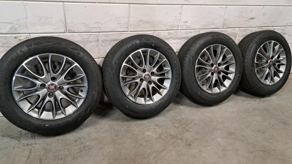 LM-velgen Fiat Grande Punto Punto Evo 185/65/15 NW BANDEN!, Auto-onderdelen, Banden en Velgen, Ophalen, 15 inch, Banden en Velgen