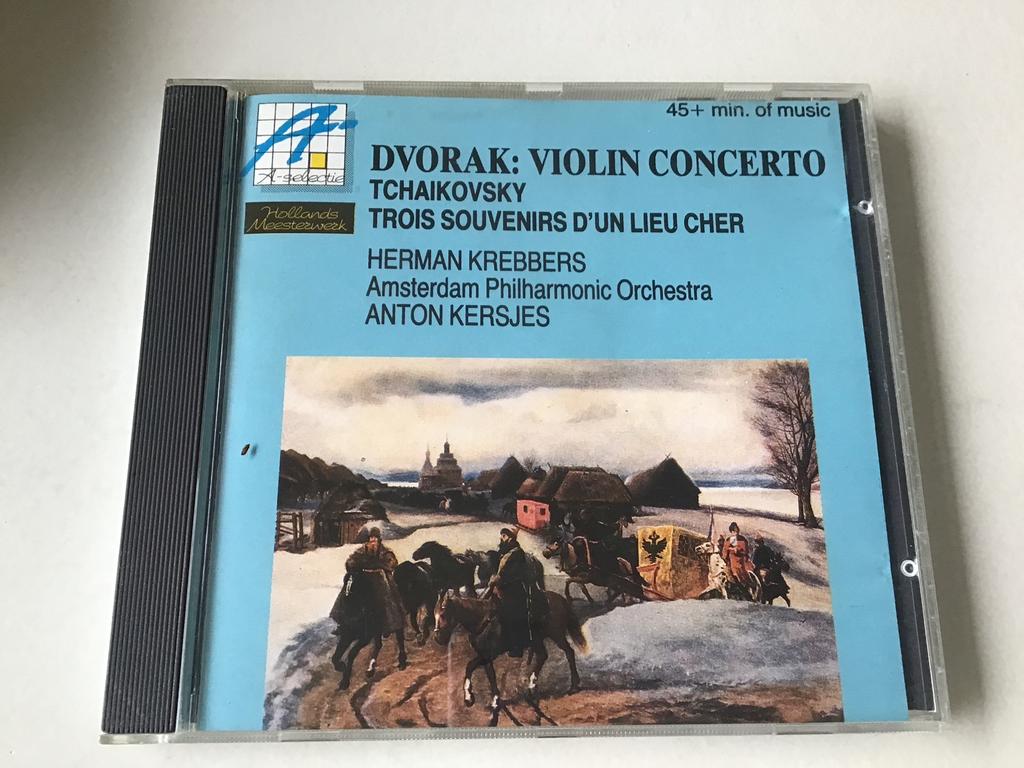 Dvorak Violin Concerto Herman Krebbers/ Anton Kersjes, Ophalen of Verzenden, Modernisme tot heden, Zo goed als nieuw, Orkest of Ballet