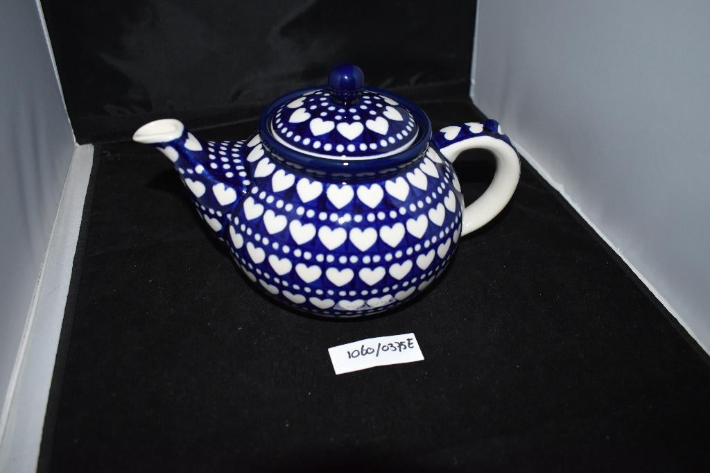 Theepot Blue Valentine Bunzlau Castle servies, Huis en Inrichting, Keuken | Servies, Keramiek, Ohmstraat 20, 3861NB Nijkerk, Overige typen