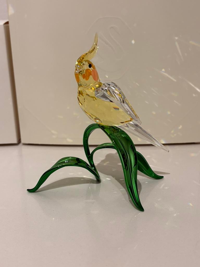 Swarovski Idyllia Valkparkiet, Verzamelen, Ophalen of Verzenden, Zo goed als nieuw, Paard, Beeldje of Figuurtje