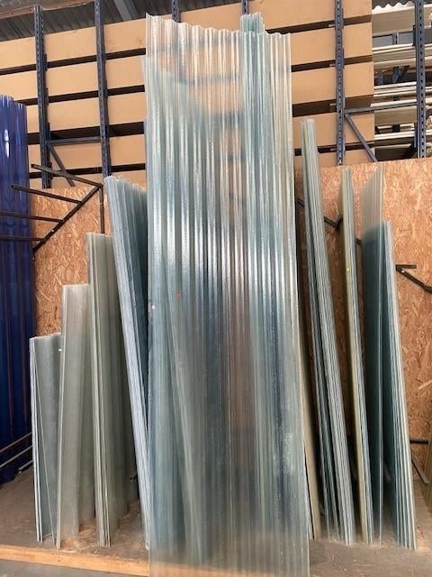 Polyester golfplaat 76/18 breedte 83cm x diverse lengtes, Doe-het-zelf en Verbouw, Dakpannen en Dakbedekking, Ophalen, Kunststof