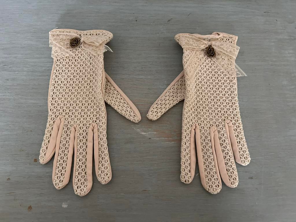 Brocante kanten handschoentjes. Nieuw!, Verzenden