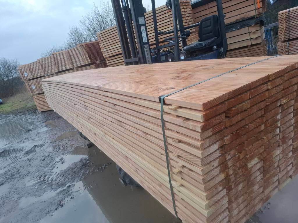 Douglas vlonderplanken 5 meter bezorgen mogelijk, Ophalen, Nieuw
