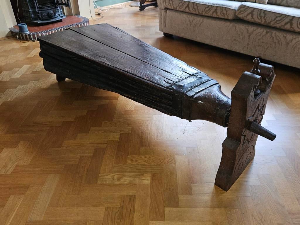 Antieke 18e eeuwse blaasbalg salontafel, Antiek en Kunst, Ophalen
