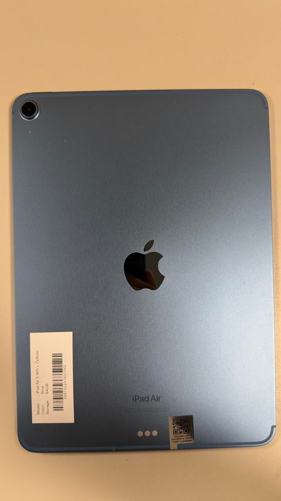 Apple iPad Air 5 Blauw – 64GB – 5G – 6 maanden garantie, 10 inch, Apple, Apple, Blauw