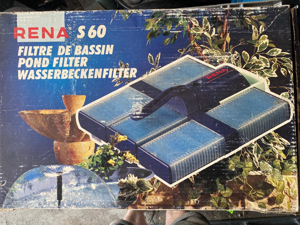 Nieuw vijver filter met fonteinpomp, Tuin en Terras, Ophalen of Verzenden, Nieuw, Vijverfilter