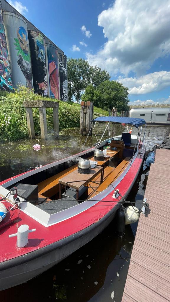 Sloep / Schuit te koop, Watersport en Boten, Ophalen, Gebruikt, Staal, Binnenboordmotor