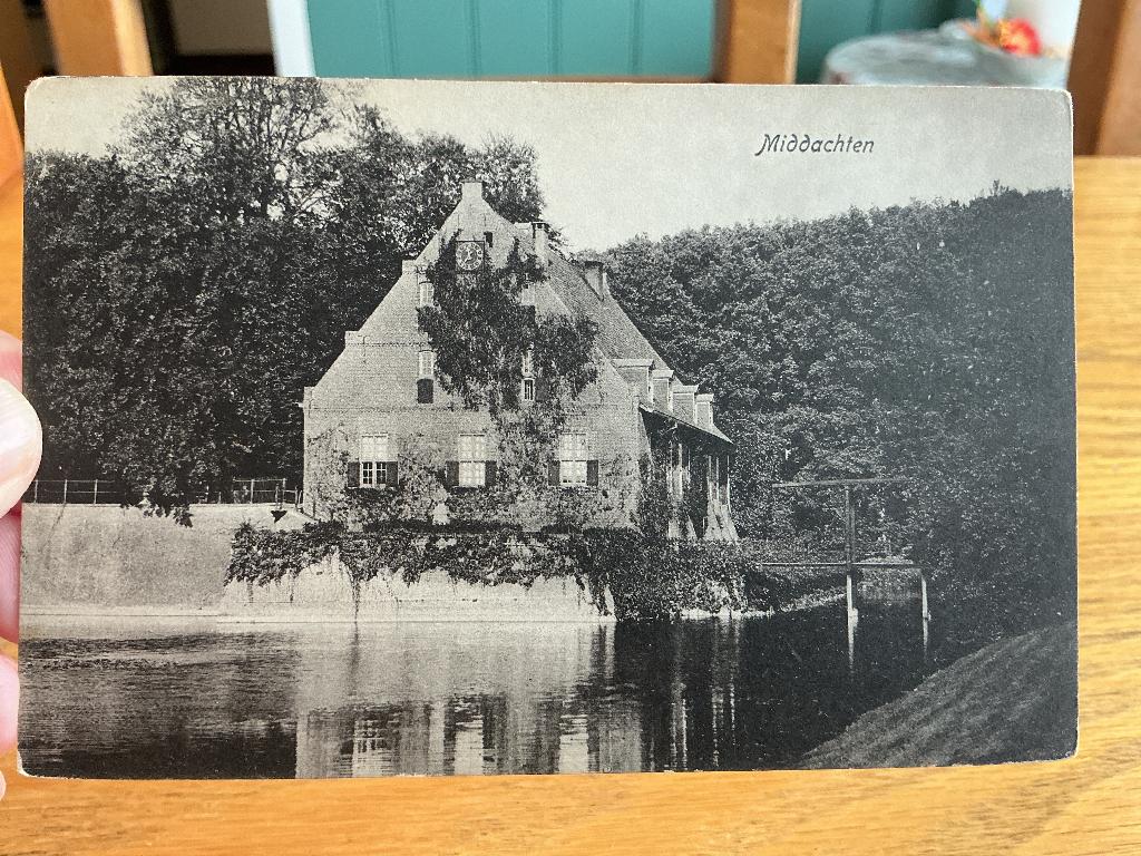 Kasteel Middachten de Steeg met kortebalk Steeg, Verzenden, Voor 1920, Gelopen, Gelderland