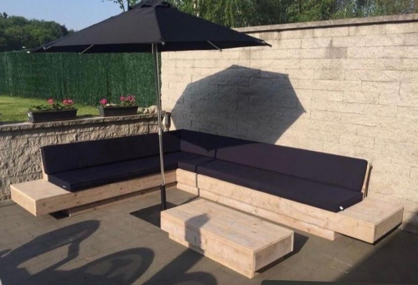 Tuinmeubilair op maat - Elke kleur mogelijk!, 5 zitplaatsen, Nieuw, Ophalen of Verzenden, Loungeset