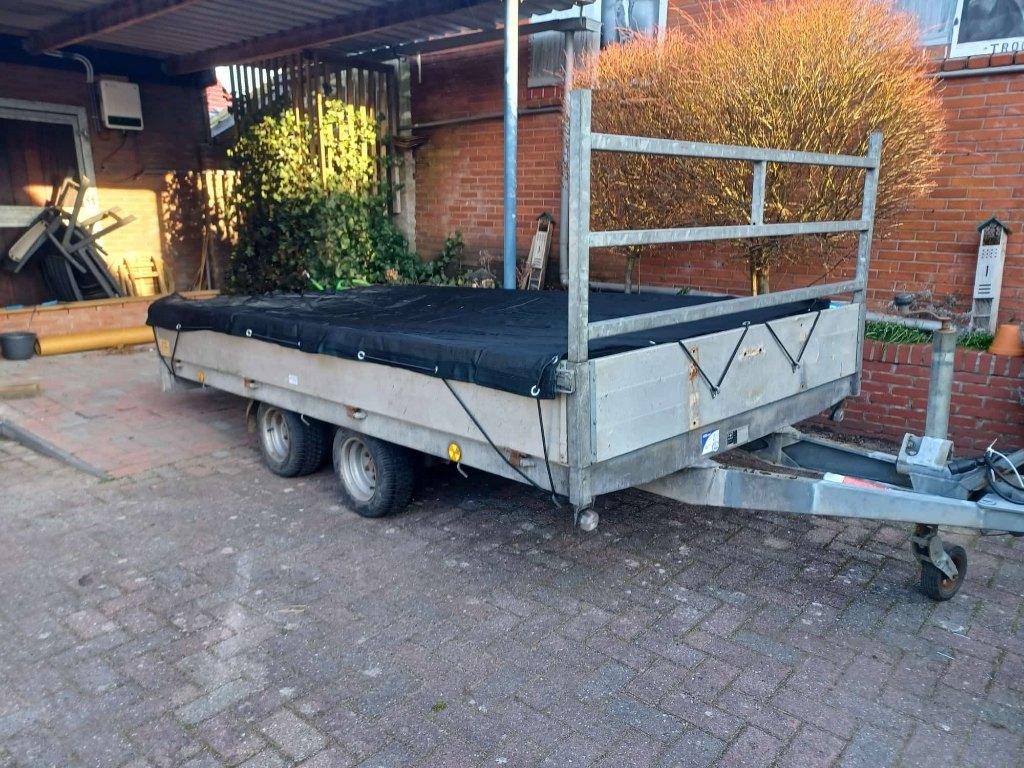 Hapert plateauwagen 330 x 180 2000 kg, Auto diversen, Ophalen, Gebruikt