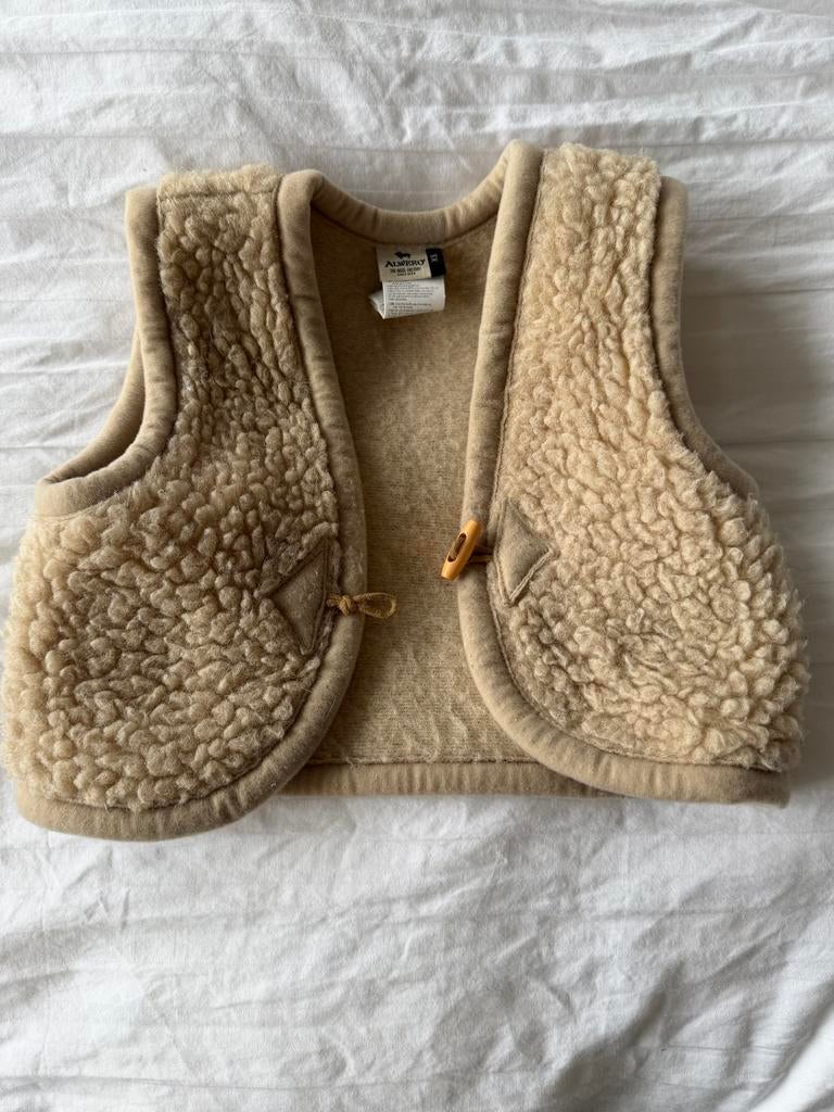 Alwero Gilet XS beige, Kinderen en Baby's, Ophalen of Verzenden, Zo goed als nieuw, Jongen of Meisje