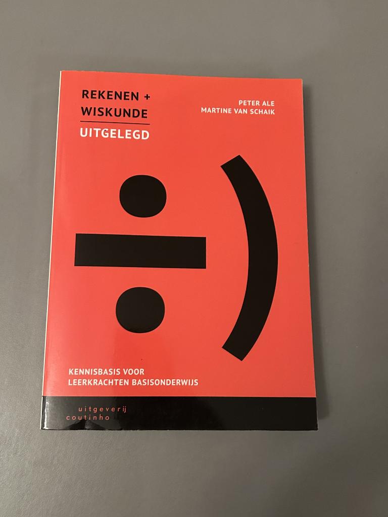Rekenen + Wiskunde uitgelegd, Boeken, Studieboeken en Cursussen, Gelezen, Beta, HBO, Uitgeverij Coutinho
