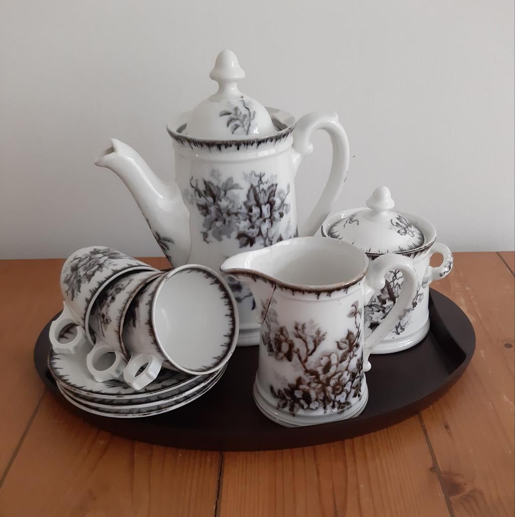 Olga Koffieservies Societe Ceramiqie Maastricht, Ophalen of Verzenden