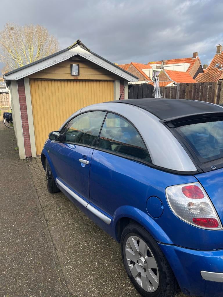 Citroën C3 1.4 I Pluriel 2007 Blauw, Auto's, Voorwielaandrijving, 15 km/l, 1360 cc, 49 €/maand