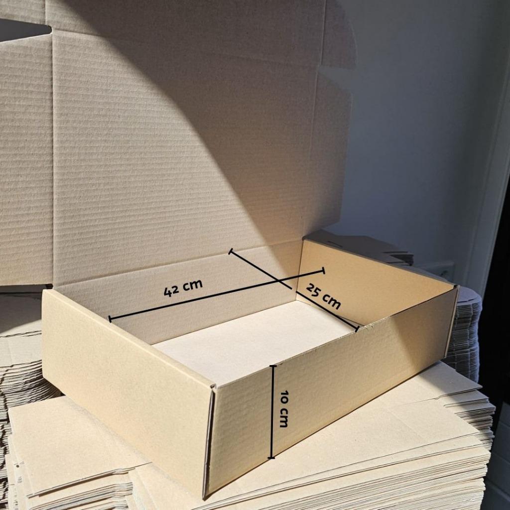 Verzenddoos, postdoos, stansdoos 42x 25 x 10 cm, Nieuw, Ophalen, Doos, Opvouwbaar, Minder dan 50 cm