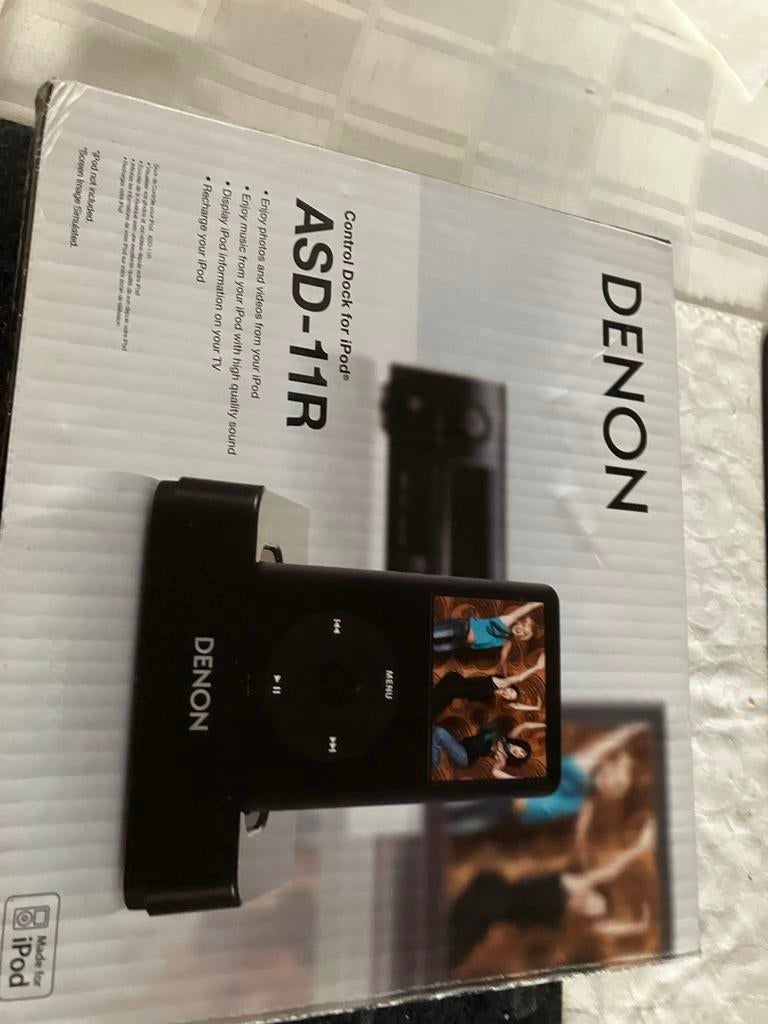 Denon ASD-11R iPod Docking Station, Ophalen of Verzenden, Nieuw, Dock of Kabel, Classic of Photo
