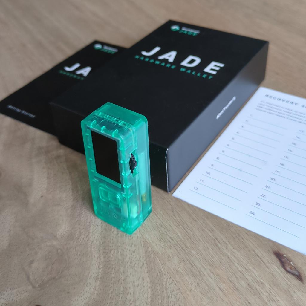 Blockstream Jade - Bitcoin Wallet, Computers en Software, USB Sticks, Ophalen of Verzenden, Zo goed als nieuw
