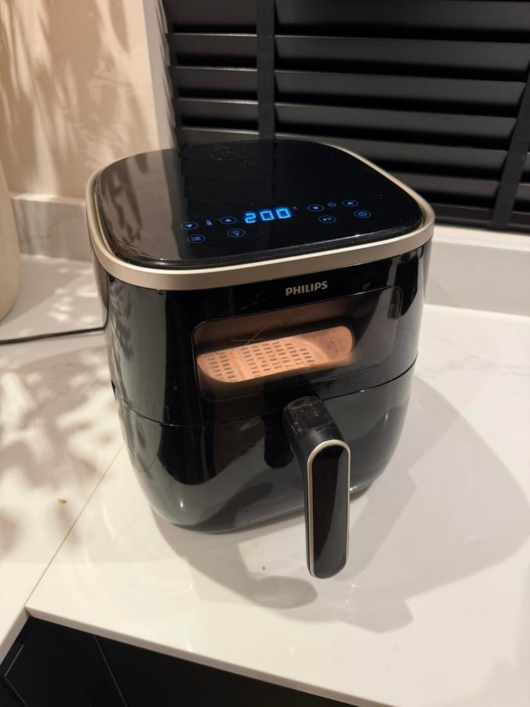 Philips airfryer met doorkijkglas en touchpad, Witgoed en Apparatuur, Airfryers, Gebruikt, Airfryer, Ophalen