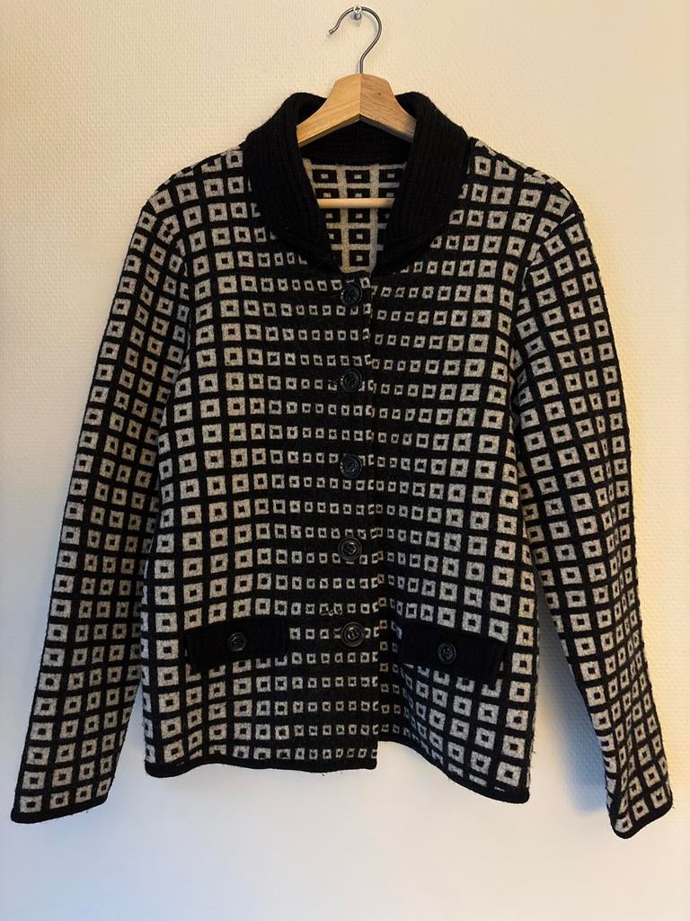 Wollen Design Jasje maat 40, Maat 38/40 (M), Zwart, Ophalen of Verzenden, Zo goed als nieuw