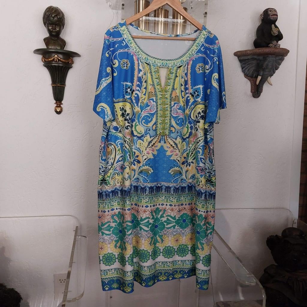 Jurk van het merk Open End. Maat 52., Kleding | Dames, Grote Maten, Zo goed als nieuw, Jurk, Overige kleuren, Verzenden