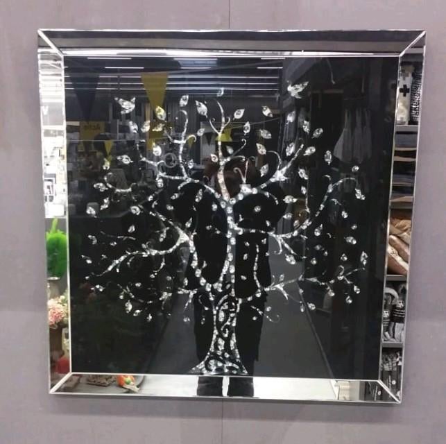 Gezocht gevraagd levensboom van kristal in lijst 3D, Ophalen