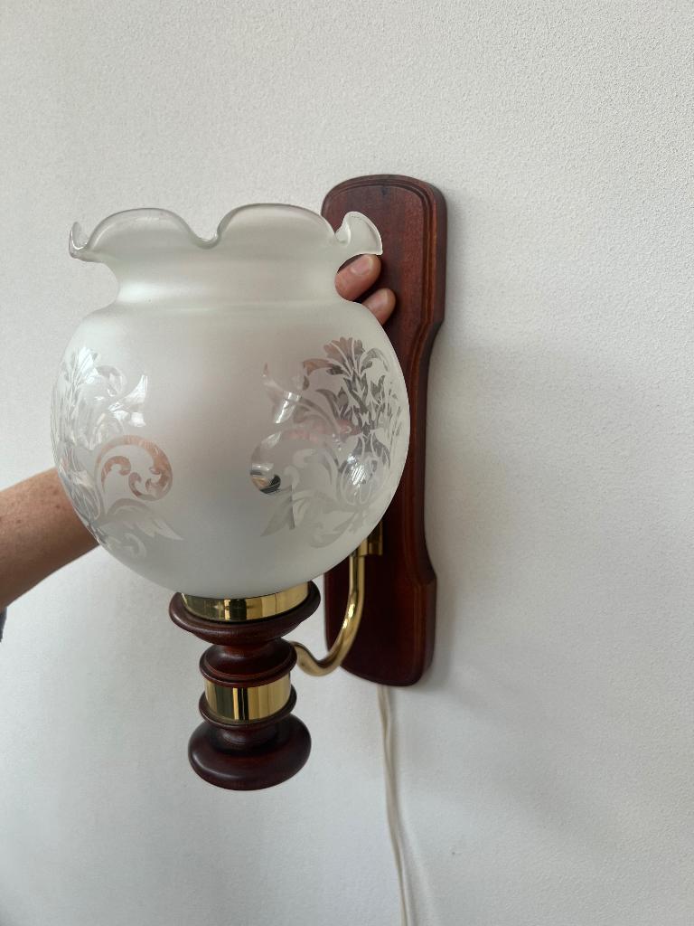 wand schemerlamp, Ophalen, Gebruikt, Glas, Minder dan 50 cm