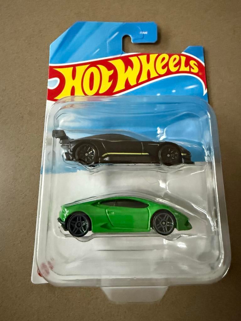 Hot Wheels Lamborghini Huracan & Aston Martin Vulcan - nieuw, Hobby en Vrije tijd, Modelauto's | Overige schalen, Ophalen, Nieuw