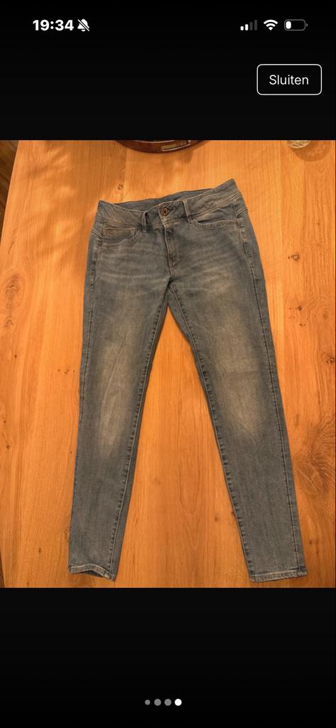 G-star Lynn Mid Super Skinny Jeans - Maat 32x32, Ophalen of Verzenden, Zo goed als nieuw, Blauw, W30 - W32 (confectie 38/40)