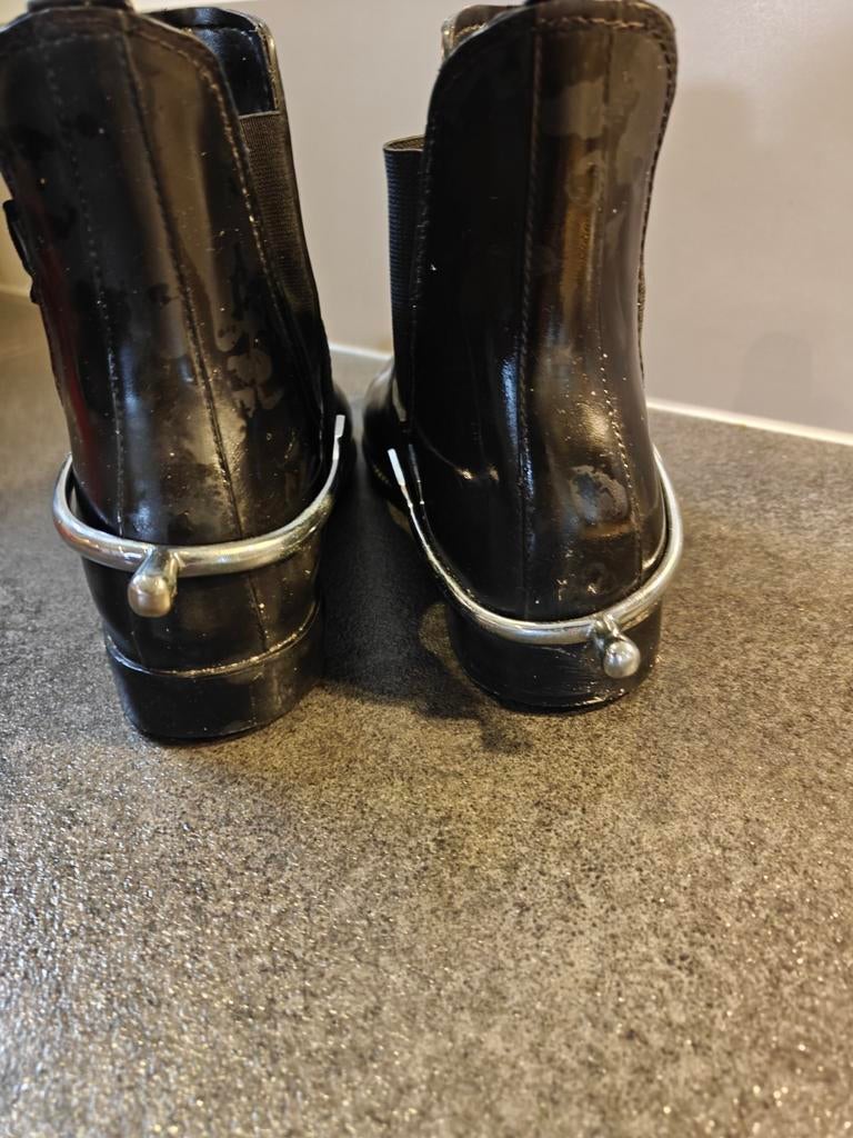 Jodhpurs met korte laarsjes en sporen, Kleding | Dames, Zwart, Lage of Enkellaarzen, Ophalen of Verzenden, Onbekend