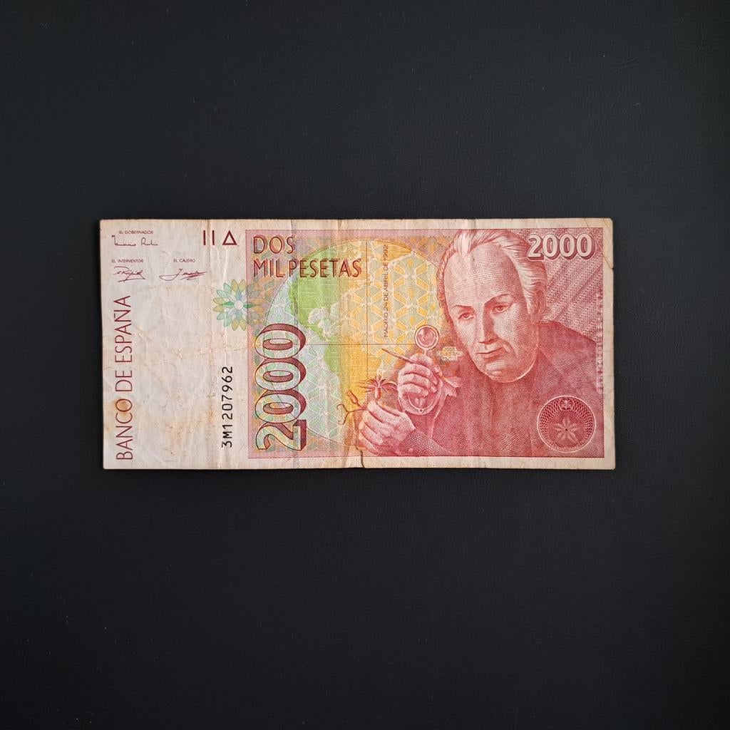 2000 peseta Spanje #048, Verzenden, Overige landen, Los biljet