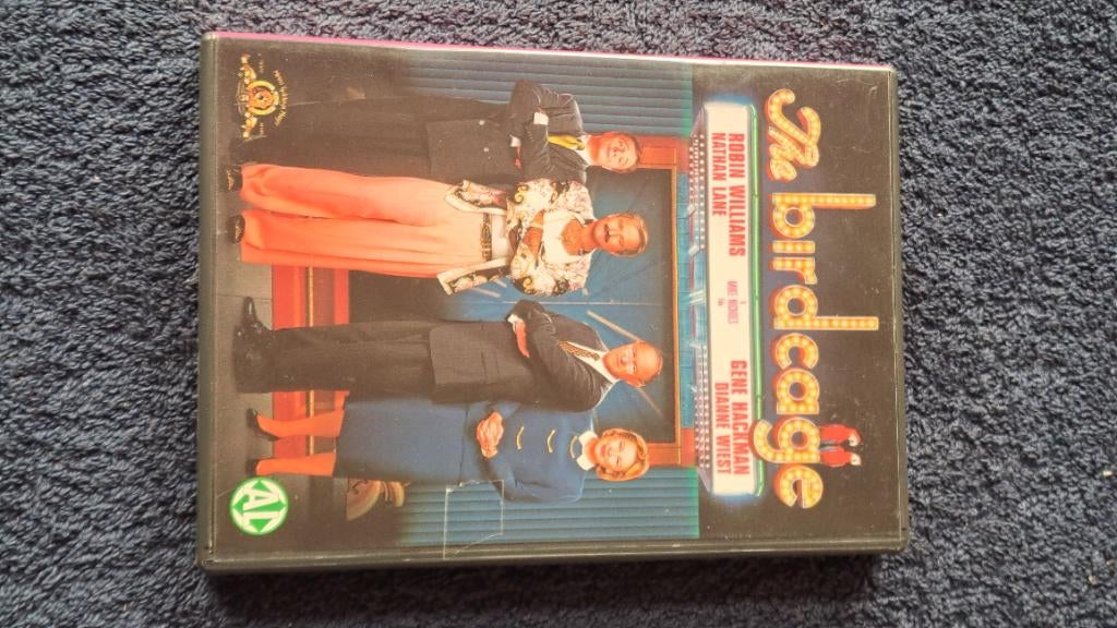 The Birdcage "Gene Hackman, Robin Williams", Cd's en Dvd's, Alle leeftijden, Ophalen of Verzenden, Zo goed als nieuw, Actiekomedie