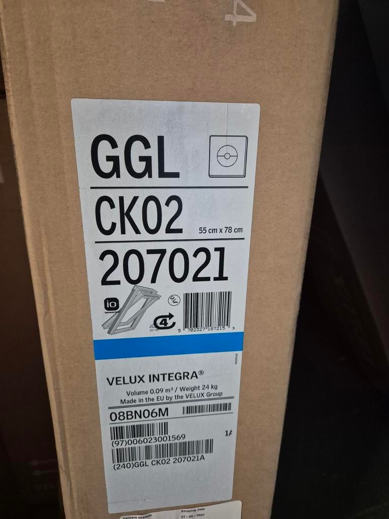 Velux dakraam GGL ck02 207021  - 55x78, Doe-het-zelf en Verbouw, Glas en Ramen, Ophalen of Verzenden, Nieuw, Minder dan 80 cm