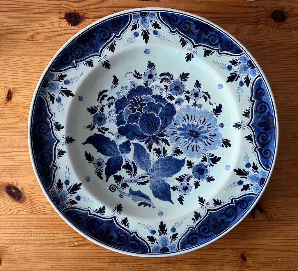 HANDGESCHILDERD WANDBORD (DELFTS BLAUW), Antiek en Kunst, Ophalen