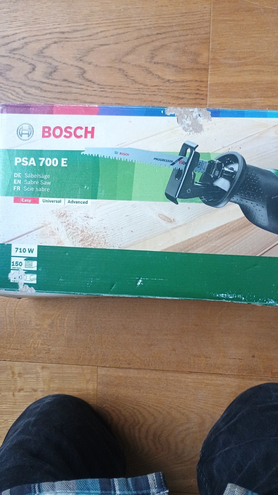 Bosch PSA 700 E Reciprozaag - Zo goed als nieuw, 70 mm of meer, 600 tot 1200 watt, Ophalen of Verzenden, Zo goed als nieuw