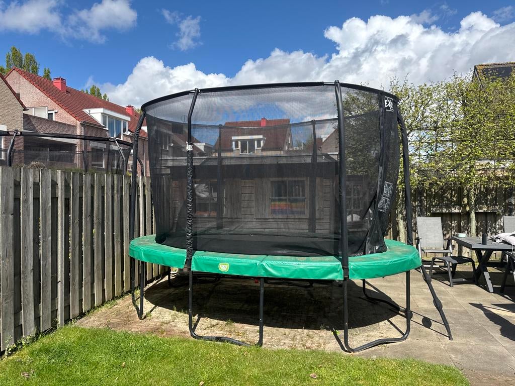 Exit ovale trampoline - Zo goed als nieuw!, Ophalen, Zo goed als nieuw