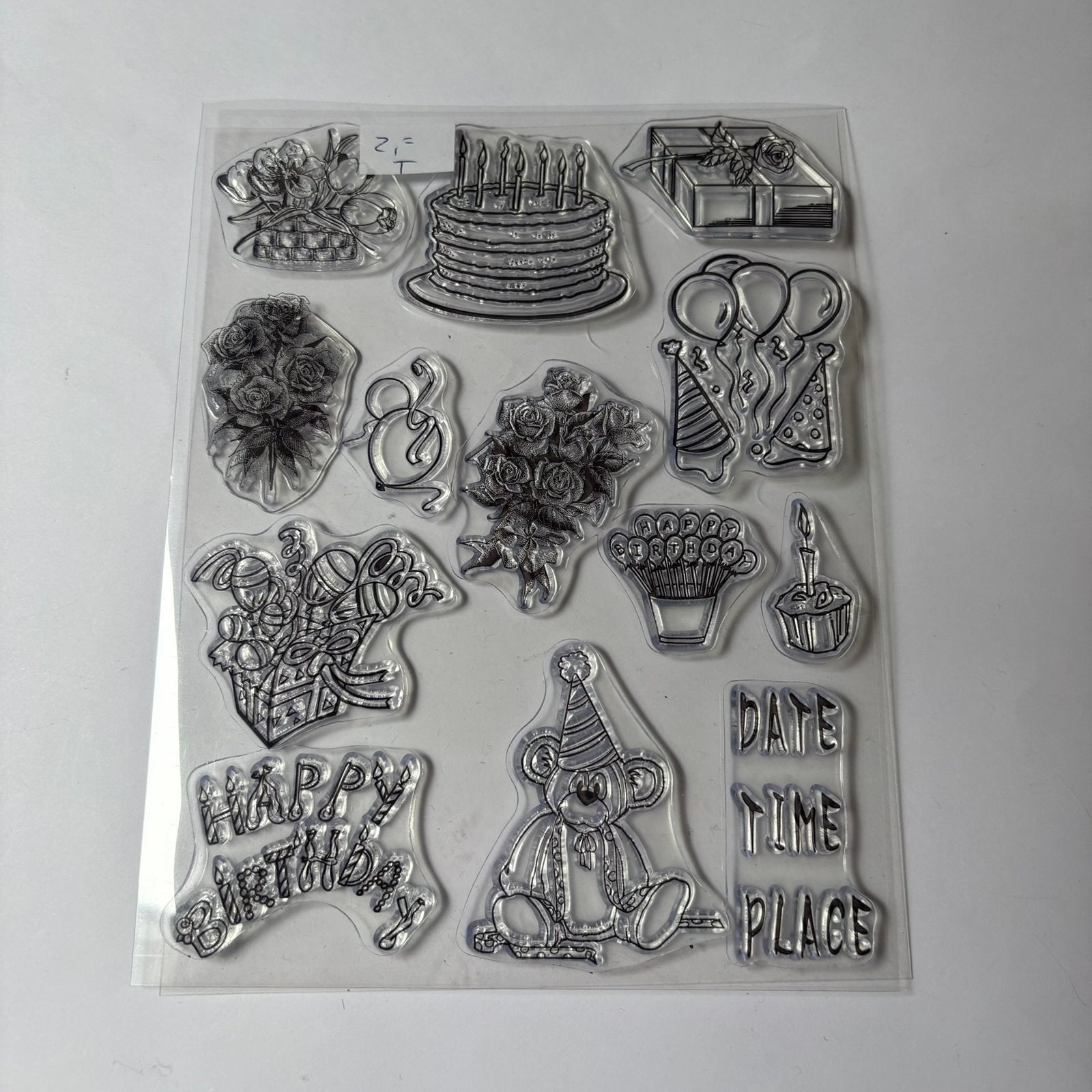 Stempel feest, Hobby en Vrije tijd, Stempelen, Ophalen of Verzenden, Zo goed als nieuw