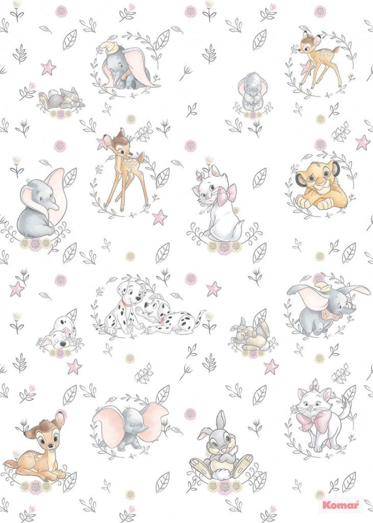 Disney Animals Best of Friends vlies behang, 200 x 280 cm, Verzenden, Nieuw