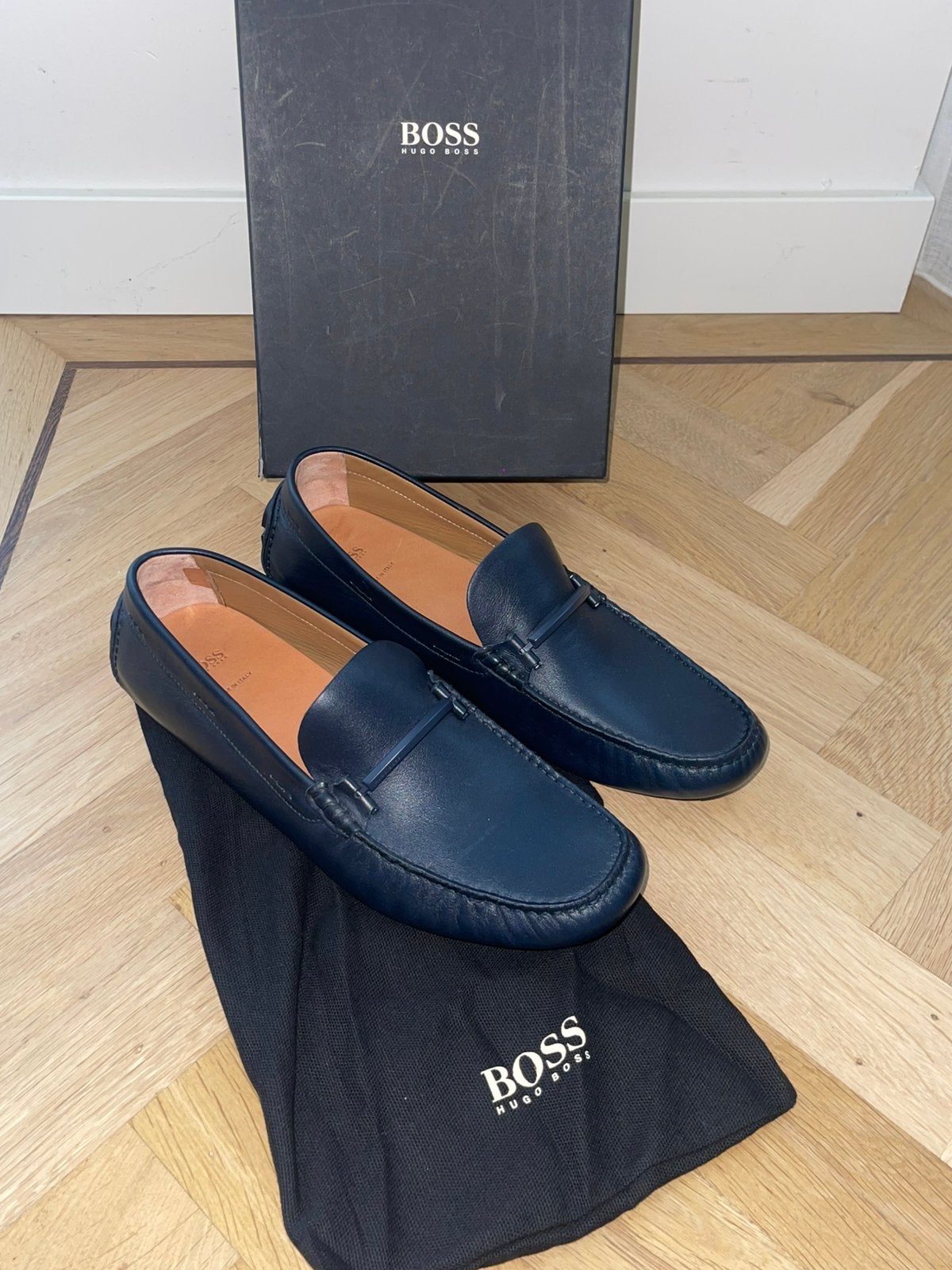 Nieuw Hugo Boss Mocassins – Maat 43, Kleding | Heren, Loafers, Blauw, Nieuw, Ophalen of Verzenden