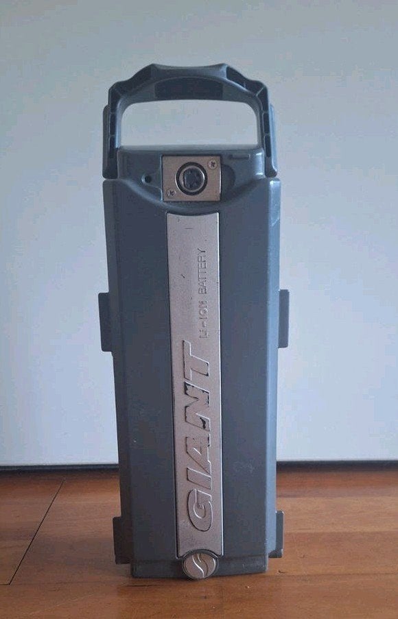 Giant Twist Sanyo Li-Ion Accu 26V-9Ah (storing), Fietsen en Brommers, Fietsaccessoires | Fietsaccu's, Ophalen, Gebruikt