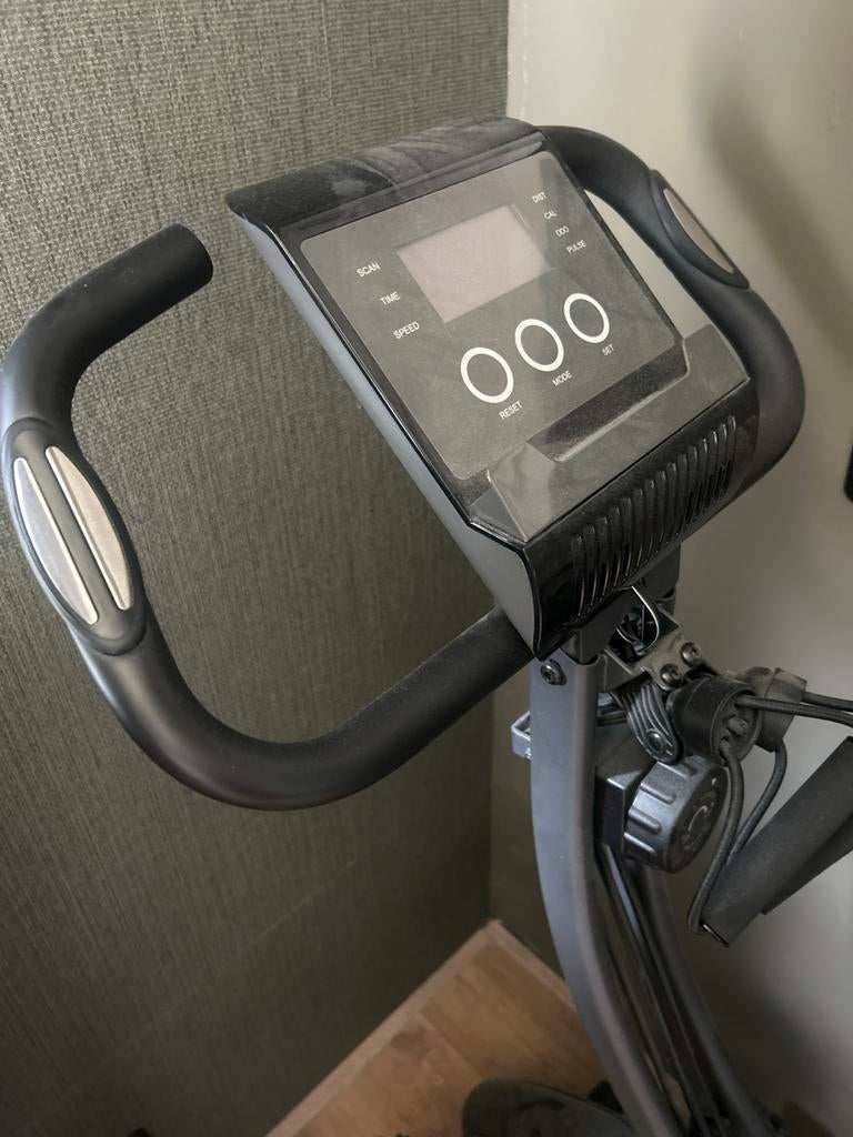 Slim Cycle Hometrainer 2-in-1 met weerstandsbanden, Ophalen, Zo goed als nieuw, Metaal, Hometrainer