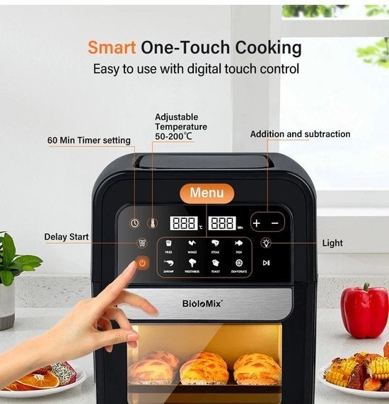 Airfryer – Air Fryer Oven – Heteluchtoven – Friteuse, Corvance B.V., Verzenden, Nieuw, Corvancebol@gmail.com