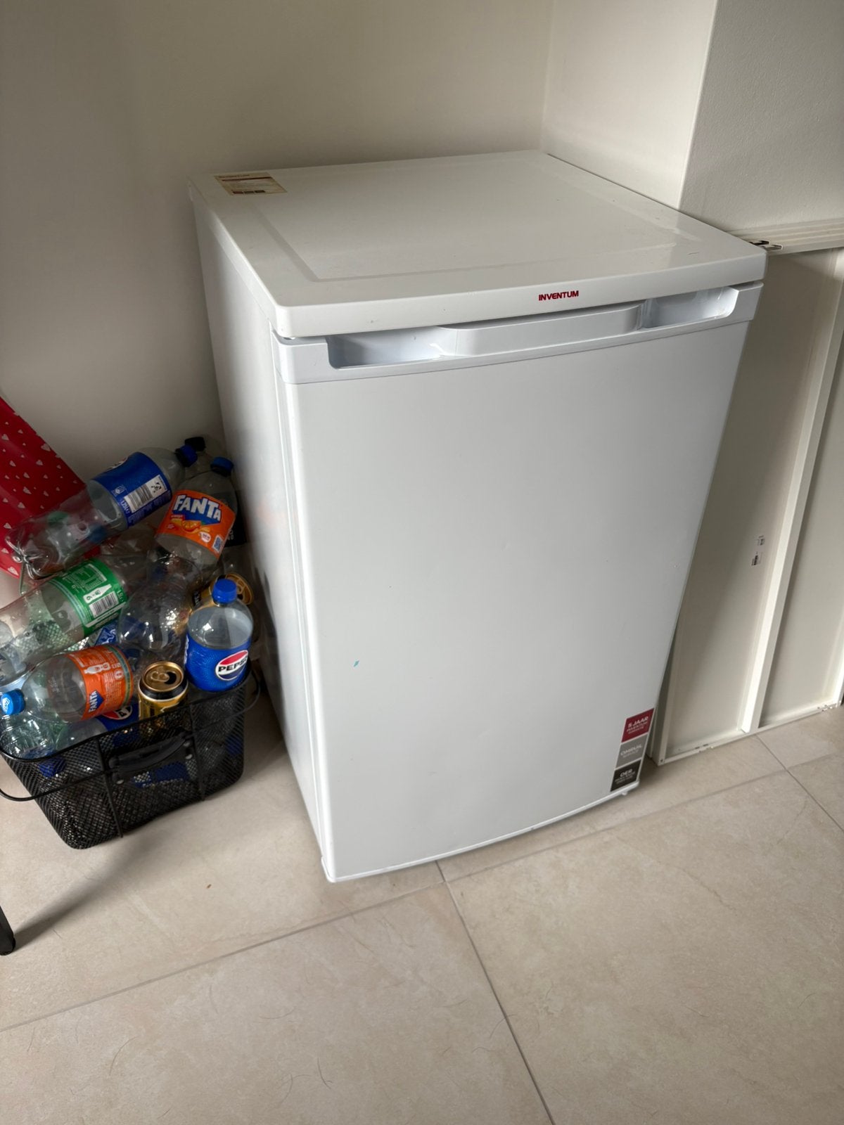 Inventum koelkast, Ophalen, Gebruikt, Minder dan 85 cm, Minder dan 60 cm