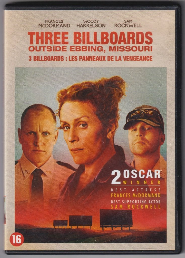 Three Billboards ( McDormand / Harrelson / Rockwell ), Cd's en Dvd's, Alle leeftijden, Verzenden, Zo goed als nieuw