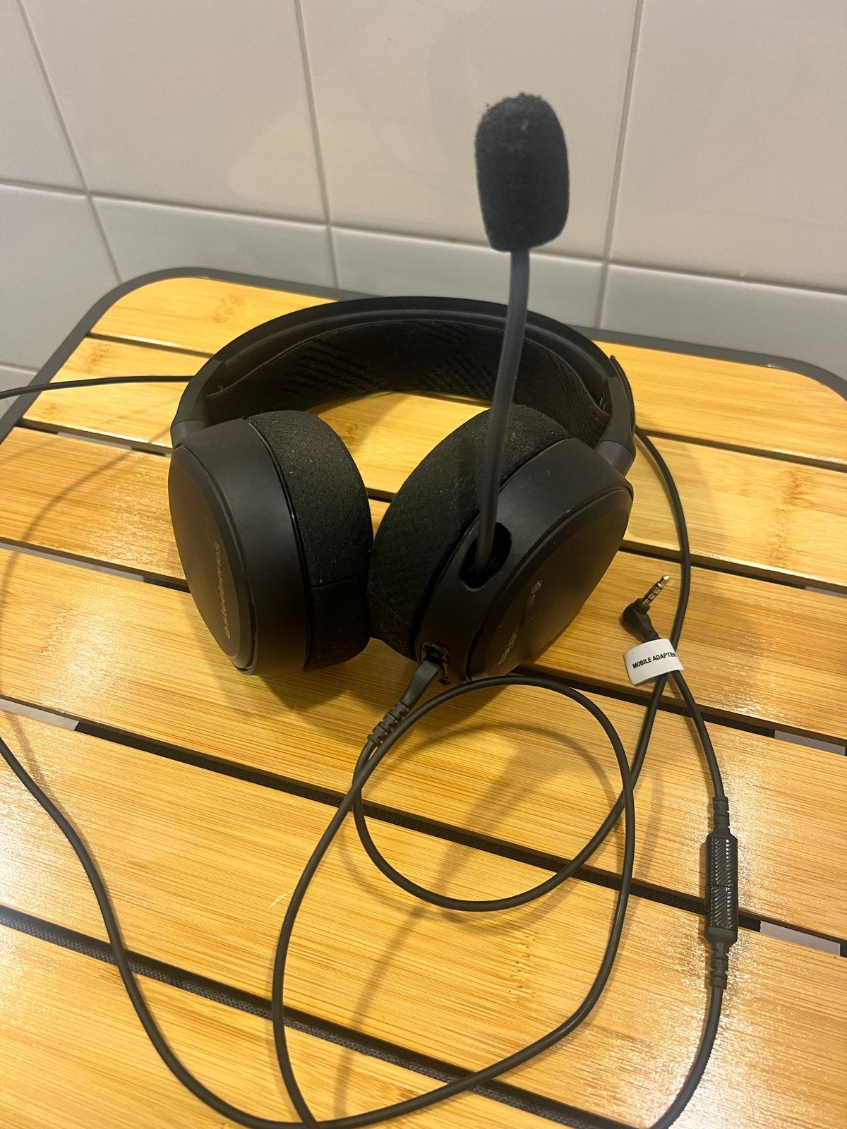 Steelseries Gaming Koptelefoon met Microfoon, Audio, Tv en Foto, Koptelefoons, Ophalen of Verzenden, Steelseries, Microfoon, Zwart