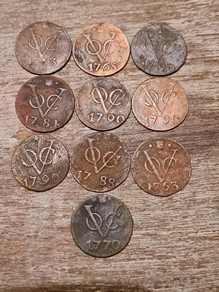 Set VOC-duiten (#4) 10x Utrecht, Ophalen of Verzenden, Vóór koninkrijk, Overige waardes