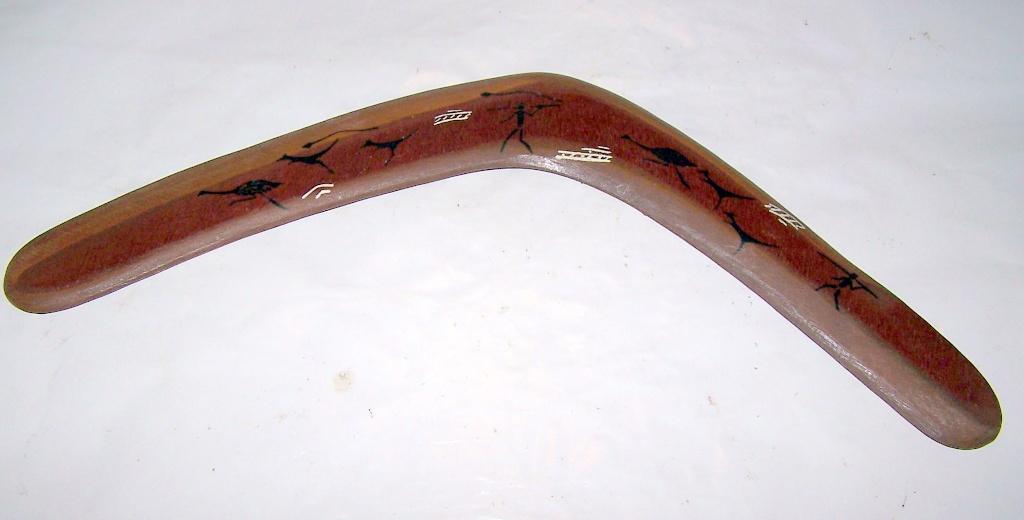 Originele boomerang Stones Throw. Nieuwstaat., Antiek en Kunst, Kunst | Niet-Westerse kunst, Ophalen of Verzenden