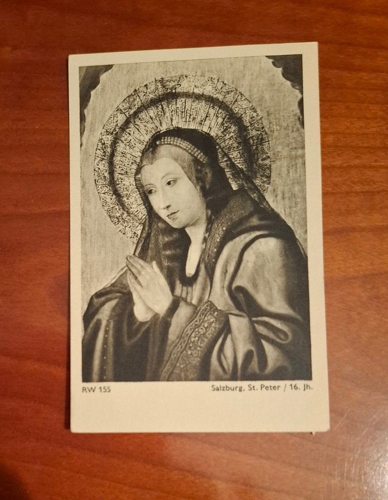 Bidprentje devotieprentje rw 155 Salzburg st peter 16 jh, Ophalen of Verzenden