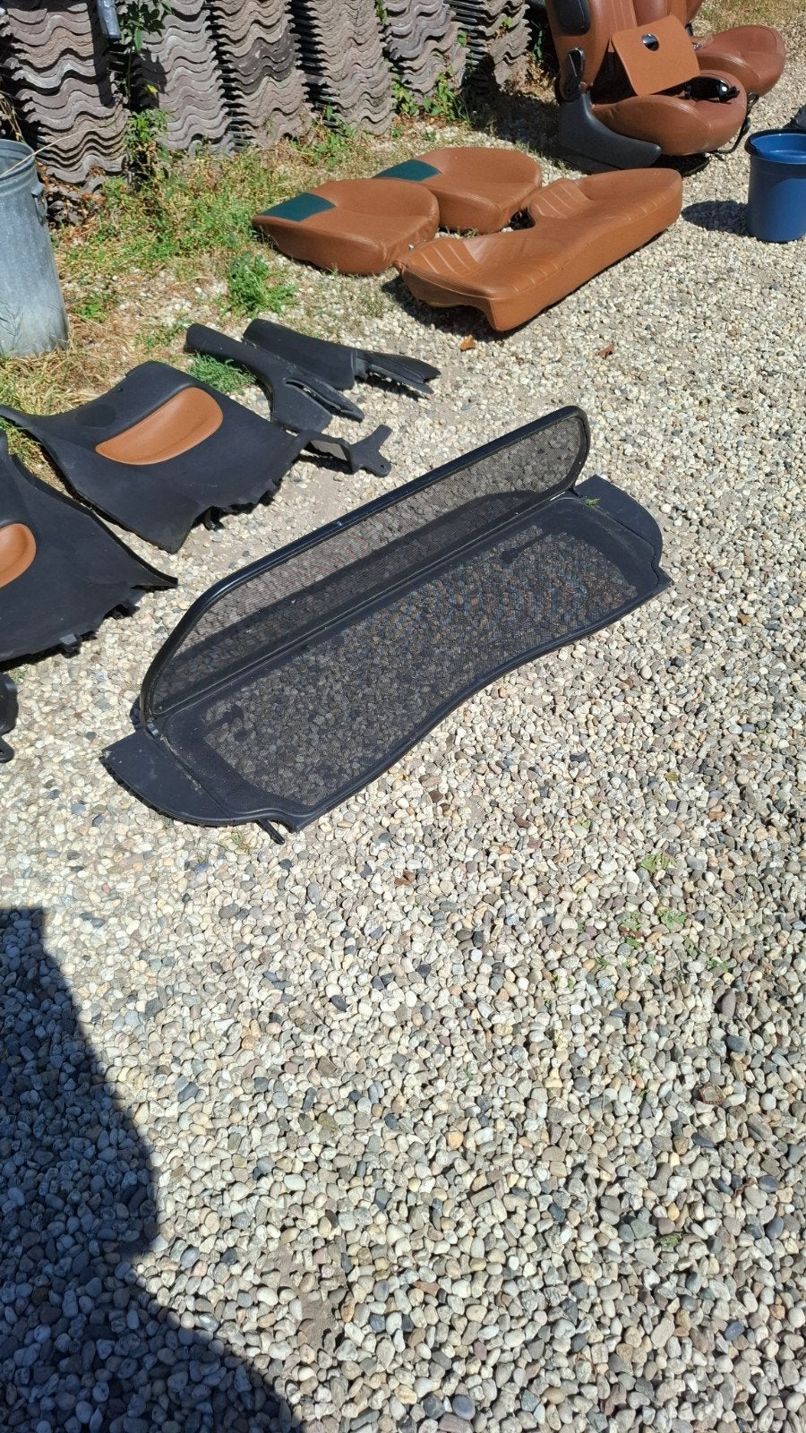 Peugeot 206 CC Interieur - Bruin/Groen Leer, Auto-onderdelen, Interieur en Bekleding, Ophalen, Gebruikt, Peugeot